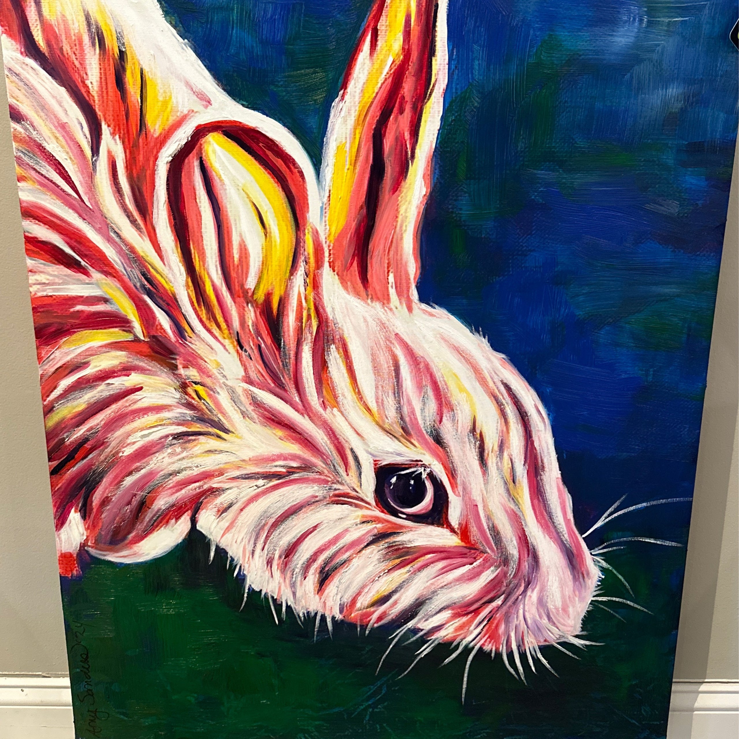 Cadbunny Original Art by Amy at Sanders Studio | Christian Rae Designs